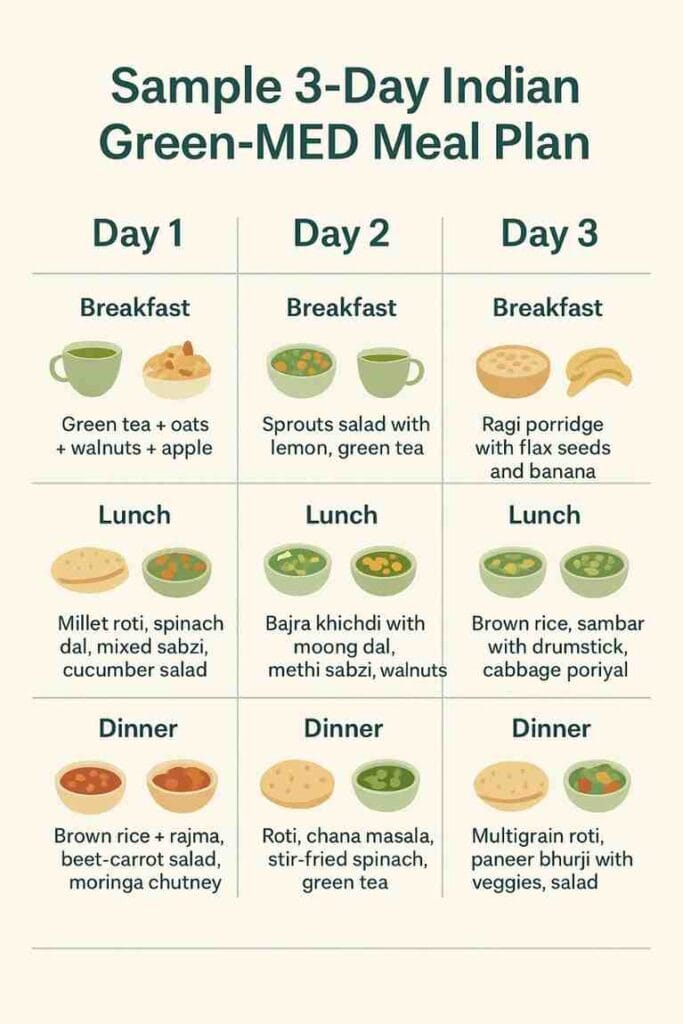 Indian green - med meal plan